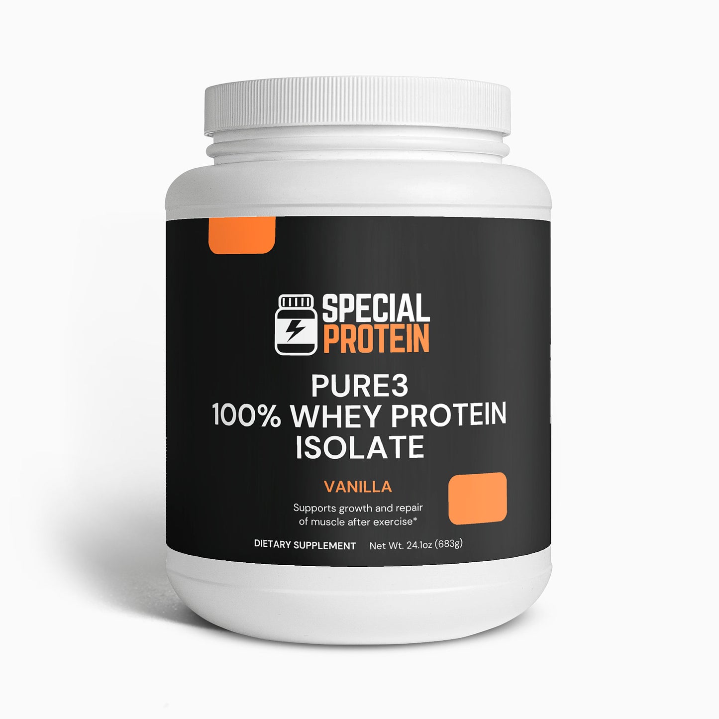 Pure3 100% Whey Protein Isolate (Vanilla)